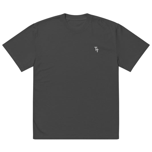 IGLESIA THEOPOLIS COLLAB | OVER SIZED FADED BLACK T-SHIRT