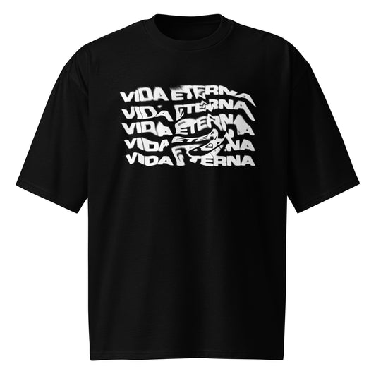 VIDA ETERNA - UNISEX BLACK OVER SIZED SHIRT